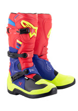 Buty cross Alpinestars MX Tech 3 czerwono-niebiesko-żółte
