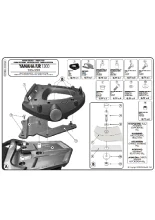 Stelaż pod kufer centralny Monolock GIVI E228M Yamaha FJR 1300 (06-20) [płyta montażowa w zestawie]