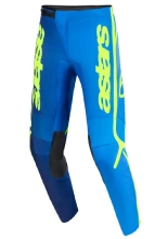 Spodnie cross Alpinestars MX Fluid Apex czarno-niebieskie-fluo
