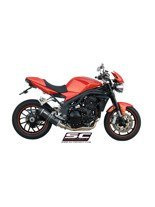 Tłumik owalny (Niska pozycja) SC-Project do Triumph SPEED TRIPLE 1050 [07-10]