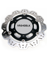 Tarcza Hamulcowa EBC VR640BLK VEE ROTOR czarna na przód. Średnica 310mm.