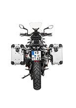 Zestaw: kufry boczne srebrne Zega Evo X + stelaże czarne Touratech KTM 890 Adventure/R, 790 Adventure/R (38/38L)
