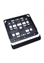 Ramka do tablicy rejestracyjnej Wilmat czarna