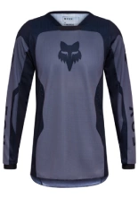 Bluza enduro dziecięca Fox 180 Shield czarno-szara