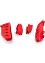 Gumki do crash padów Puig Pro 2.0 czerwone