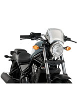 Owiewka PUIG Retroplate Honda CMX 500 Rebel (17-)/ SE (20-), Honda 300 Rebel (17-23) srebrna