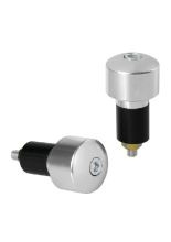 Uniwersalne ciężarki kierownicy Lampa 90635 aluminiowe srebrne [17/ 23mm]