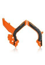 Osłony ramy Acerbis X-Grip KTM (wybrane modele) czarno-pomarańczowe