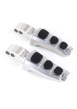 Podnóżki GILLES UF-20 BMW F 900 R (20-)/ R NineT (17-23)/ Scrambler (16-23)/ Pure (17-20)/ Urban G/S (17-20) aluminiowe srebrne