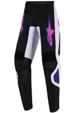 Spodnie cross dziecięce Alpinestars MX Fluid Grid czarno-szaro-fioletowe