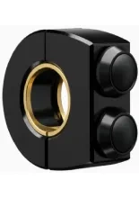 Przycisk do sterownika/ kontrolera Motogadget mo.Switch Plain czarny [średnica kierownicy: 22 mm/ 25,4 mm] [2 przyciski]