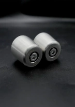 Koncówki kierownicy motocyklowej R&G Racing BMW/ Yamaha (wybrane modele) srebrne