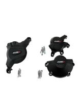 Pokrywy dekli silnika PUIG Honda CBR 600RR (07-16)/ ABS (09-12) czarne