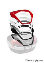 Pokrywa do kufrów centralnych Monokey V47/ 56 GIVI CV47B913 biała