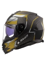 Kask integralny LS2 FF800 Storm II Tracker czarno-złoty