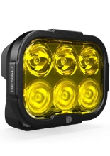 Światło drogowe Denali DL6 z technologią Datadim żółte