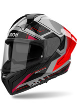 Kask integralny Airoh Matryx Rocket czarno-czerwono-szary