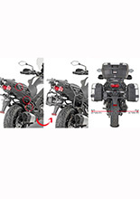 Stelaż kufrów bocznych Monokey GIVI Kawaskai Versys 1000/ SE (19-)/ 1100 (25-)