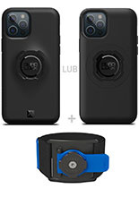 Zestaw do biegania: etui na telefon iPhone 12 / 12 Pro + opaska sportowa Quad Lock