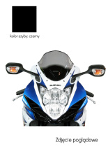 Szyba motocyklowa MRA Racing "R" Suzuki GSX-R 600 (11-)/ 750 (11-23) czarna