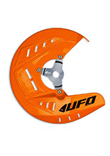 Osłona tarczy hamulcowej przedniej UFO do KTM SX 125/150/250, EXC 125/200/250/300, SX-F/EXC-F 250/350/450 (10-14), EXC-F 500 (11-14) pomarańczowa