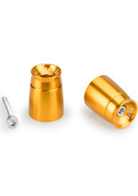 Końcówki kierownicy PUIG Speed do Kawasaki Ninja 650 (17-19), Ninja H2 SX (18-), Ninja H2 SX SE (22-), Versys-X 300 (17-), Z650 (17-19) złote