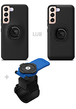 Zestaw: etui na telefon Samsung Galaxy S22 oraz uchwyt Quad Lock montowany za pomocą paska z szybkozłączką