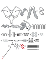 Stelaż kufrów bocznych Monokey Cam-Side Kappa KL One-Fit Honda CB 500 X (19-23)/ NX 500 (24-) [mocowany do stelaża centralnego]