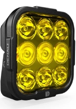 Światło drogowe Denali DL9 z technologią Datadim żółte