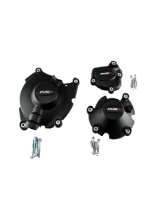 Pokrywy dekli silnika PUIG Yamaha YZF-R1 (15-)/ Race (24-)/ M (16-) czarne