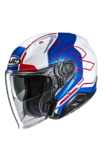 Kask otwarty HJC RPHA 31 Dereen niebiesko-biały