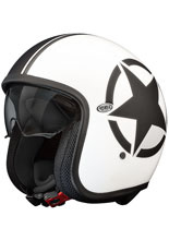 Kask otwarty Premier Vintage Star SG 8BM czarny matowy
