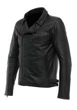 Kurtka motocyklowa skórzana Dainese Chiodo czarna