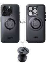 Zestaw: etui na telefon iPhone 15 Pro + uchwyt kulowy Pro SPC+ SP Connect