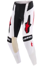 Spodnie cross Alpinestars MX Techstar Knif czarno-biało-czerwone