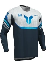Bluza enduro Thor Launchmode Air Raptor niebiesko-szara