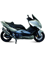 Pełny układ wydechowy (Suono) MIVV do Yamaha T-Max 500 (08-11) srebrny