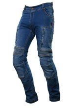 Jeansy motocyklowe 4SR Club Sport niebieskie