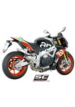 Tłumik CR-T High Position Carbon Fiber SC-Project do APRILIA TUONO V4 1100 (2017 - 2018)