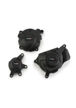 Pokrywy dekli silnika PUIG Honda CBR (wybrane modele) czarne