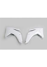 Osłony chłodnicy UFO do Hondy CRF 230 (15-21) białe