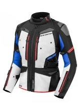 Kurtka motocyklowa damska tekstylna Shima Dune czarno-niebieska