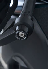 Koncówki kierownicy motocyklowej R&G Racing BMW F 850 GS (18-21) srebrno-czarne