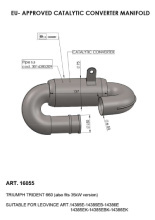 Homologowany katalizator LeoVince do Triumph Trident 660 [21-22]