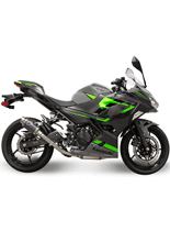 Tłumik Slip-On Termignoni GP Classic stal nierdzewna, włókno węglowe + rura łącząca do Kawasaki Ninja Z400 (18-20)