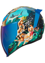 Kask integralny Icon Airflite Pleasuredome 4 niebieski