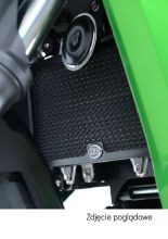 Osłona chłodnicy R&G aluminiowa do Kawasaki Versys-X 300/250 (17-) szara