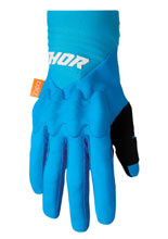 Rękawice cross Thor Rebound niebiesko-białe