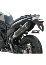 Tłumik SC-Project Oval Carbon (SLIP ON) - BMW F 800 GS - ADVENTURE [08-15]