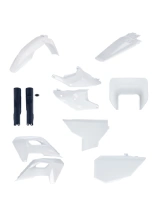 Pełny zestaw plastików Acerbis Husqvarna (wybrane modele) biało-czarny